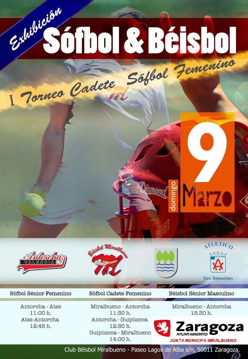 I Torneo de Sófbol femenino de Zaragoza