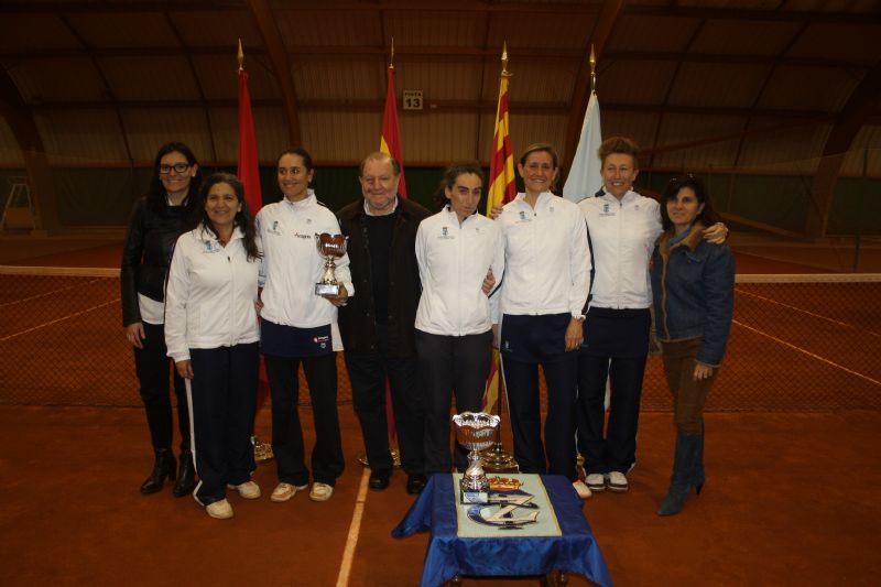 El equipo femenino del RZCT se proclamó subcampeón de España de Tenis en categoría +35