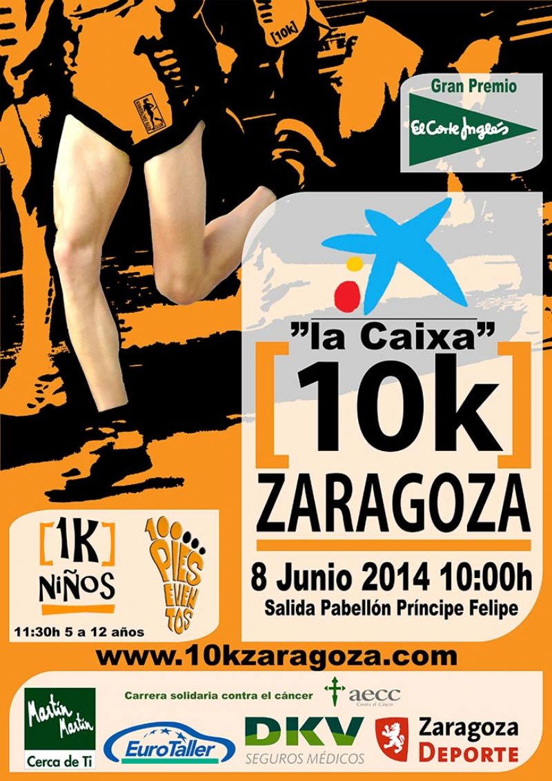 «La Caixa 10k Zaragoza» se retransmitirá en directo