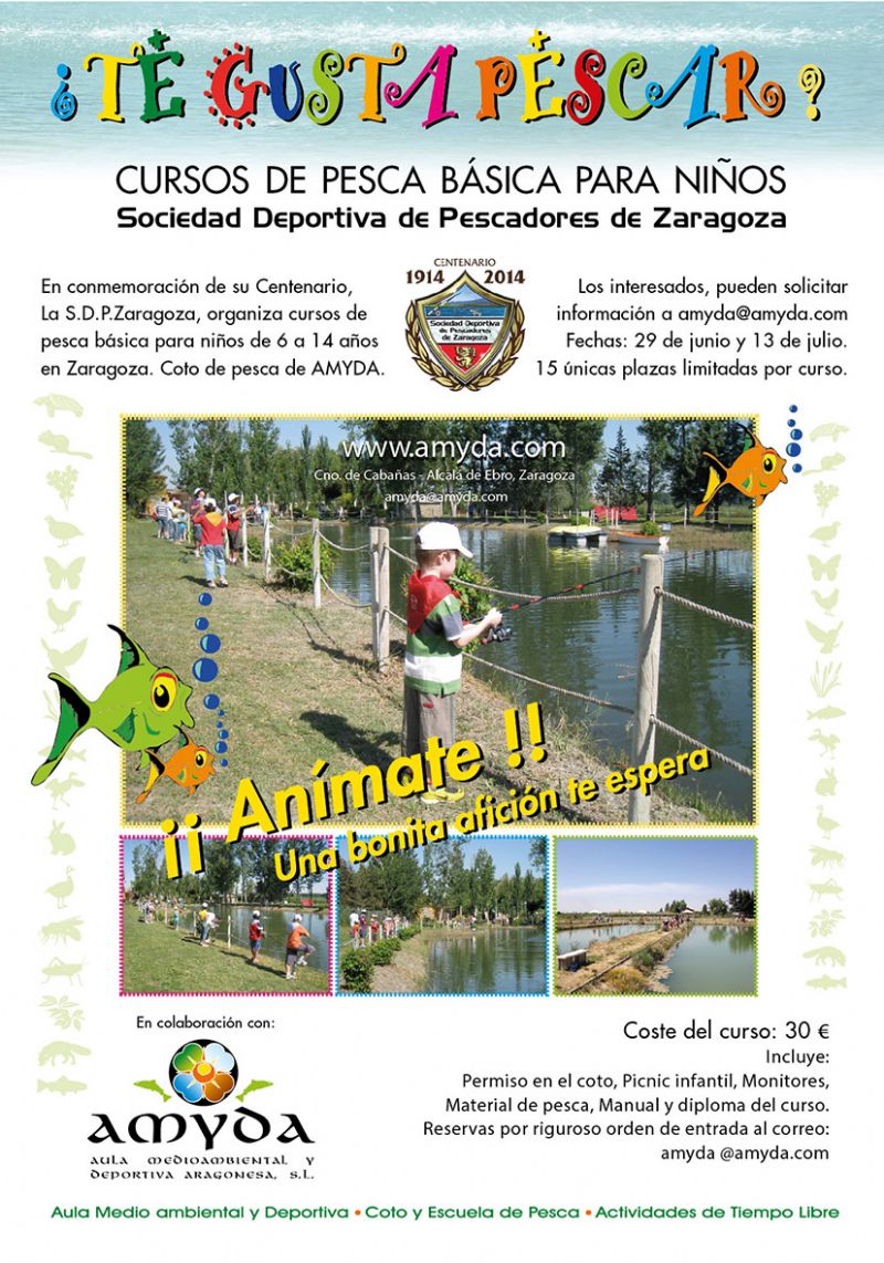 Cursos de Pesca Básica para niños