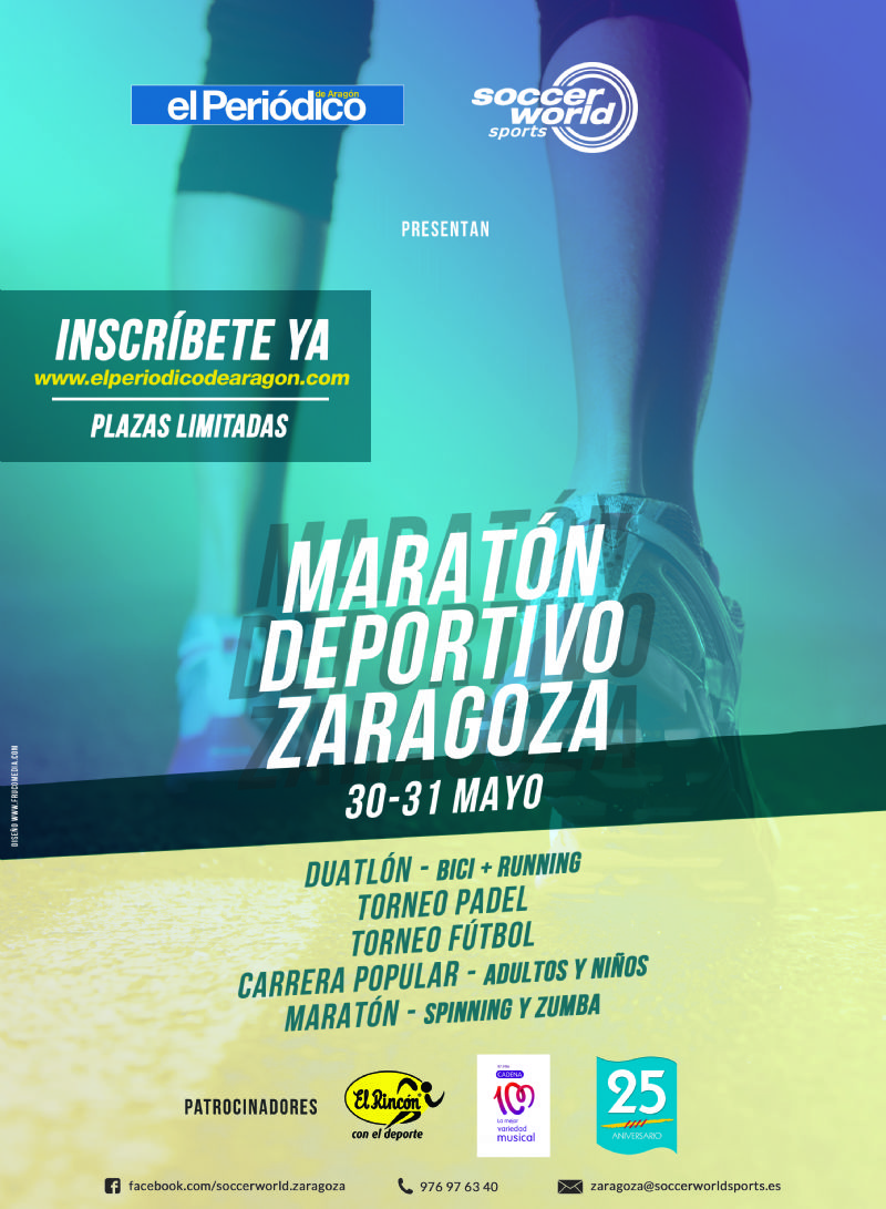Gran Maratón deportivo SoccerWorld Zaragoza