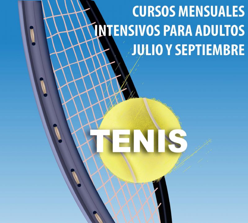 Cursos intensivos de tenis en julio y septiembre