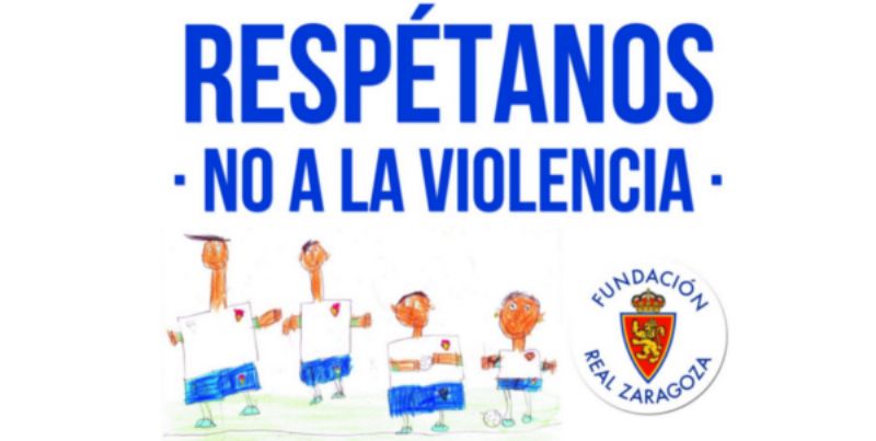 «Respétanos. No a la Violencia», una propuesta del Real Zaragoza por la deportividad