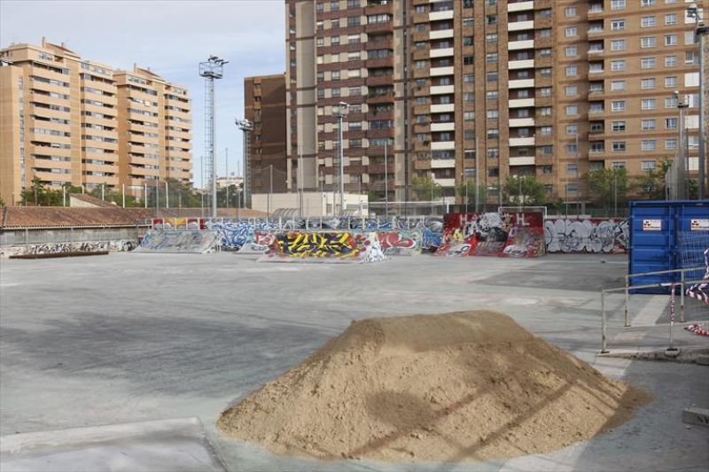 Comienzan las obras de remodelación del «Skate Park» de Vía Hispanidad