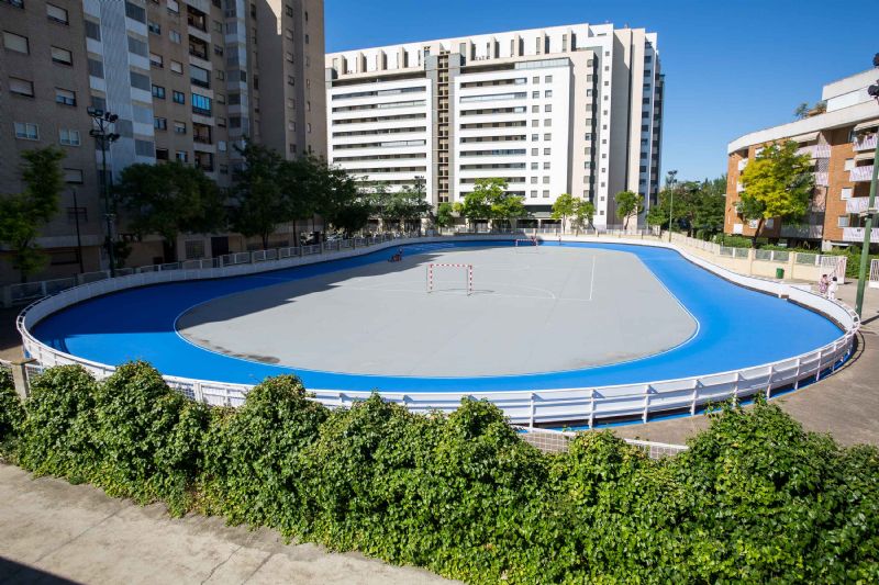 Renovada la pista del patinódromo «La Bozada»