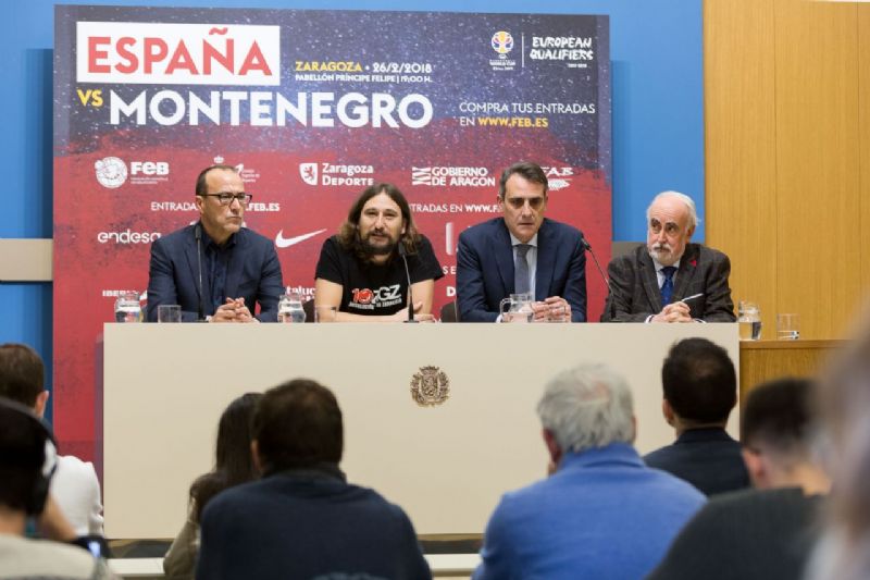 Zaragoza se prepara para recibir a la selección española de baloncesto Zaragoza se prepara para recibir a la selección española de baloncesto