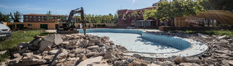 Comienza la reforma integral de las piscinas del CDM Gran Vía