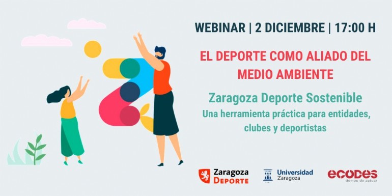 Un webinar para descubrir todo lo que Zaragoza Deporte Sostenible te ofrece