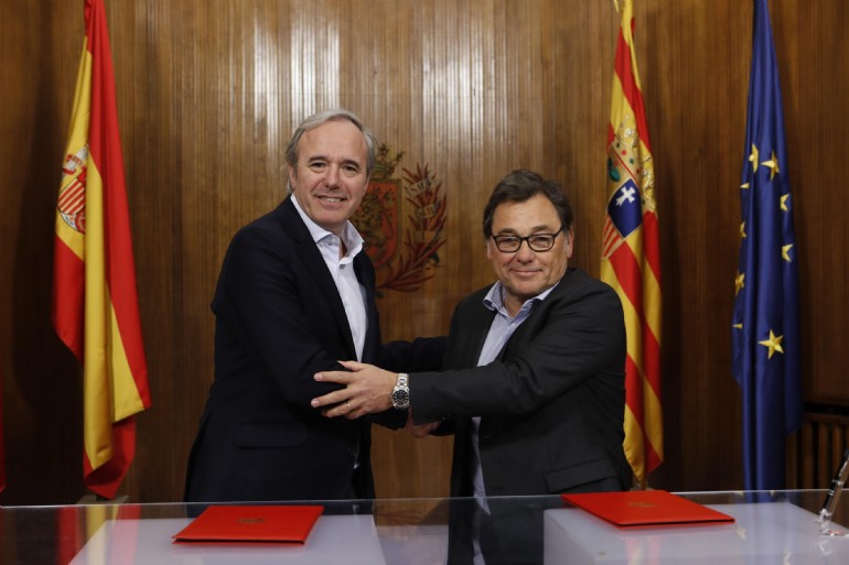 El Ayuntamiento apoya al Real Zaragoza con un patrocinio de 700.000 euros para fomentar el fútbol base, la cantera femenina y la escuela para deportistas con discapacidad intelectual