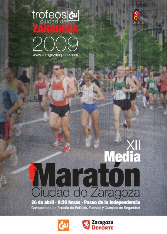 ¡Ya hay más de 1.750 corredores inscritos en la XII Media Maratón CAI Ciudad de Zaragoza!