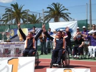 Buena actuación de los tenistas de CAI Deporte Adaptado en Valencia