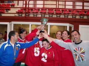 El equipo Once Aragón de Goalball se ha proclamado campeón de liga, por segundo año consecutivo