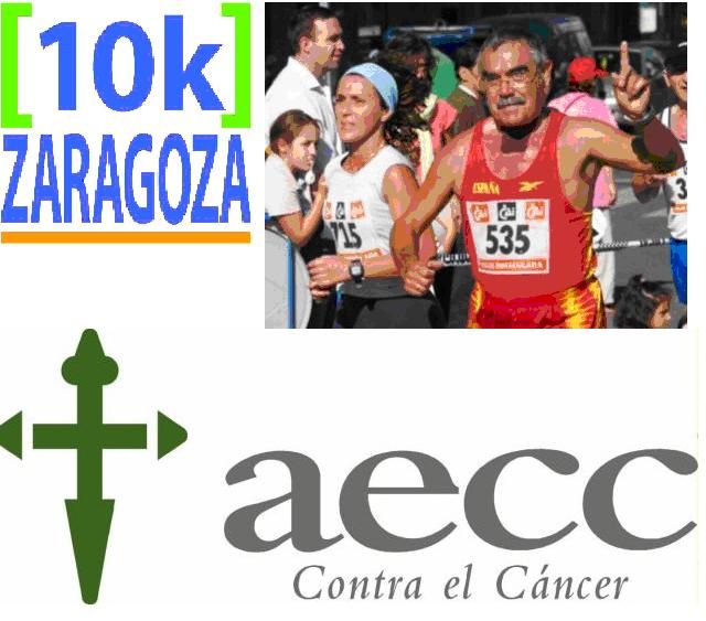 III 10K Zaragoza: marea solidaria, corriendo contra el cáncer, tus piernas nos ayudan a seguir ganando la carrera de la vida.