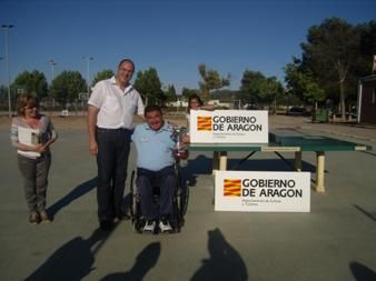 Carlos Pina se proclama vencedor del V Campeonato de Aragón de tenis en silla de ruedas 