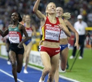 Marta Domínguez, campeona del mundo en 3.000 metros obstáculos