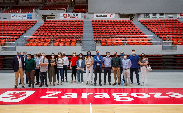 Responsables de grandes pabellones de España se reúnen en Zaragoza para conocer las innovaciones del «Príncipe Felipe» Responsables de grandes pabellones de España se reúnen en Zaragoza para conocer las innovaciones del «Príncipe Felipe»