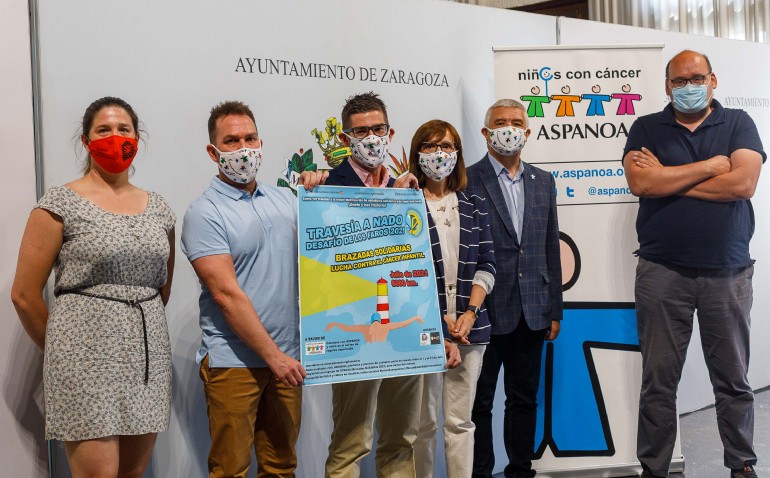 La iniciativa «Brazadas solidarias» lanza el reto de sumar 6.000 kilómetros a nado para luchar contra el cáncer infantil La iniciativa «Brazadas solidarias» lanza el reto de sumar 6.000 kilómetros a nado para luchar contra el cáncer infantil