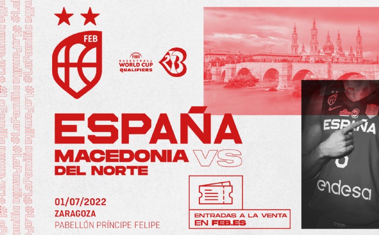 Ya a la venta las entradas para el partido que la selección española de baloncesto disputará en el pabellón «Príncipe Felipe» Ya a la venta las entradas para el partido que la selección española de baloncesto disputará en el pabellón «Príncipe Felipe»