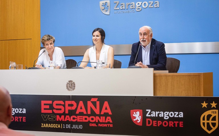 Zaragoza se prepara para recibir a la selección española de baloncesto, el 1 de julio contra Macedonia del Norte en el «Príncipe Felipe» Zaragoza se prepara para recibir a la selección española de baloncesto, el 1 de julio contra Macedonia del Norte en el «Príncipe Felipe»