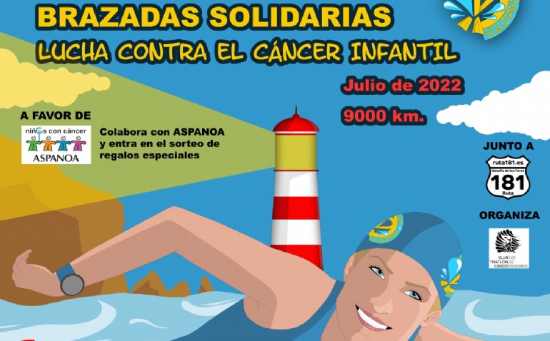 La travesía a nado «Desafío de los Faros ASPANOA 2022» comenzará el 1 de julio