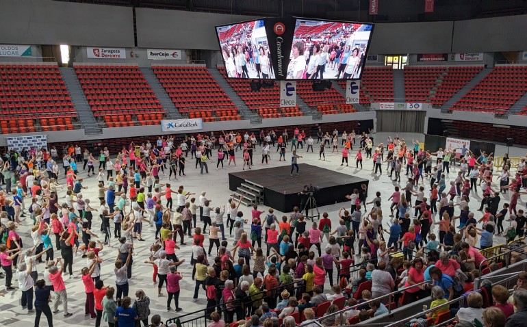 4.000 personas han participado en el programa de gimnasia de mantenimiento de Zaragoza Deporte
