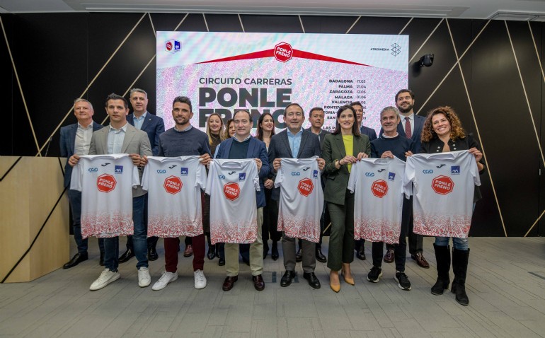 PONLE FRENO presenta su circuito de carreras solidarias para 2024, año en el que batirá récord con 10 ciudades participantes