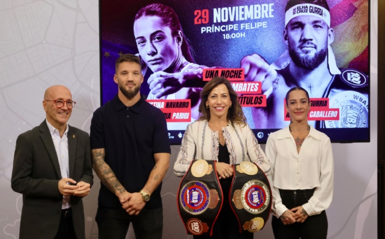 Los boxeadores zaragozanos Cristina Navarro y Ezequiel Gurría competirán por cuatro títulos internacionales en el Pabellón Príncipe Felipe