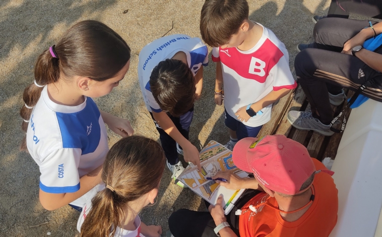 Comienza con éxito la actividad escolar «Orientación en los Parques»