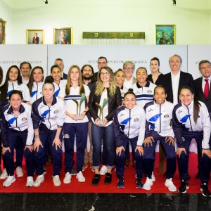 El Ayuntamiento entrega los Premios Zaragoza, Mujer y Deporte 2018 a la patinadora Nerea Langa y al club Sala Zaragoza