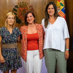 Recepción a la zaragozana Ana Belén Fernández, campeona de Europa de judo