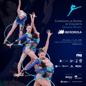 Más de mil gimnastas se dan cita en Zaragoza para disputar el Campeonato de España de rítmica