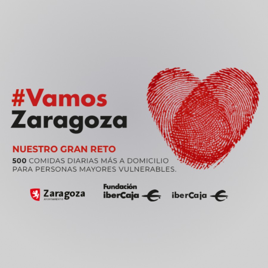 El Ayuntamiento de Zaragoza, Fundación Ibercaja e Ibercaja Banco lanzan la plataforma solidaria Vamos Zaragoza