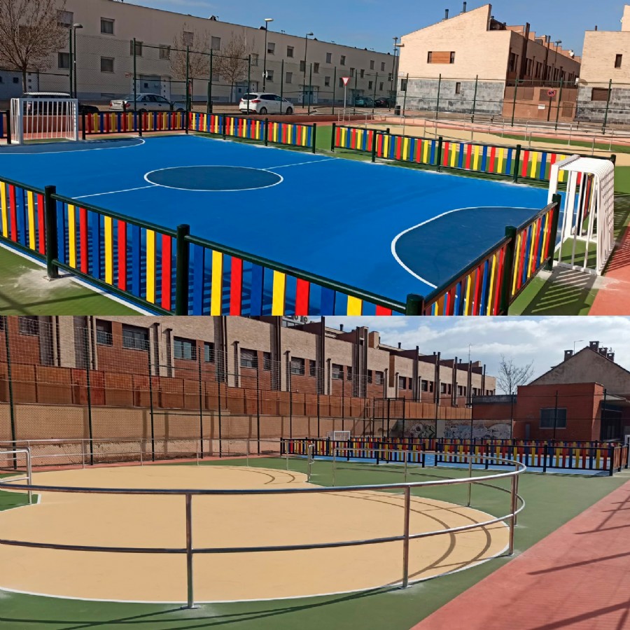 Nueva zona para patinar y pista de mini-fútbol en San Juan de Mozarrifar