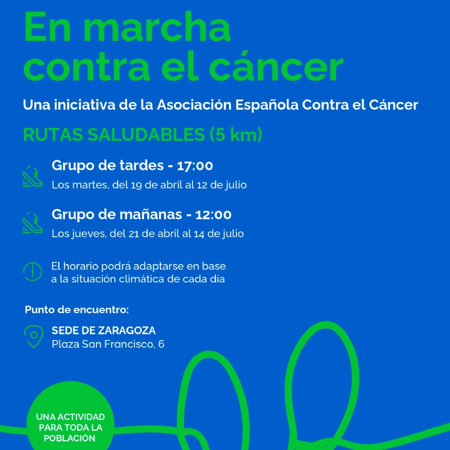 Nuevas Rutas «En Marcha contra el Cáncer»