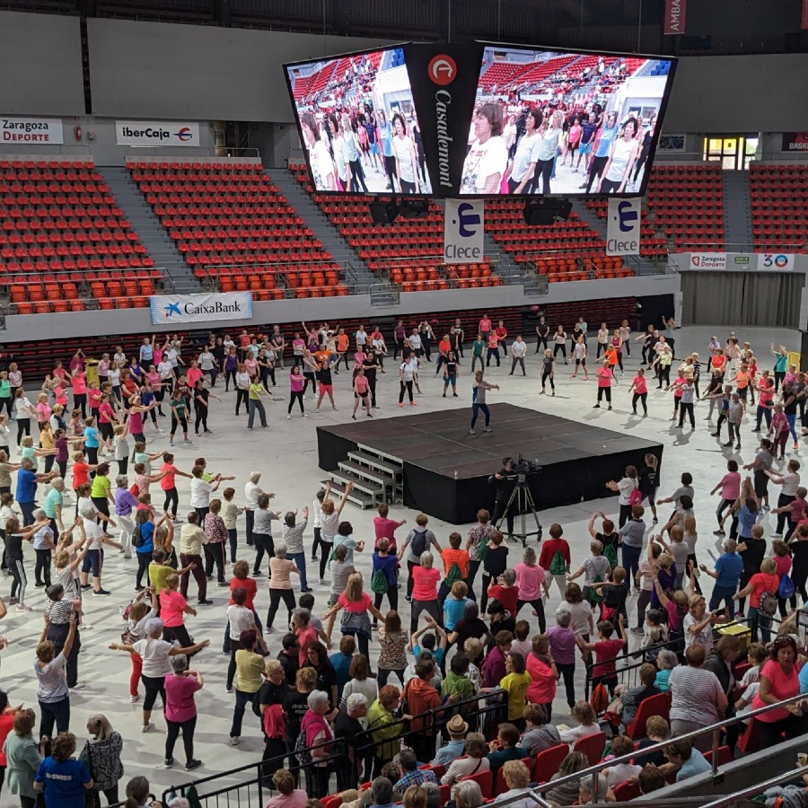 4.000 personas han participado en el programa de gimnasia de mantenimiento de Zaragoza Deporte