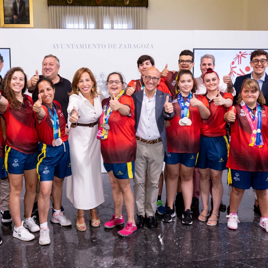El Ayuntamiento felicita a Special Olympics Aragón por sus 13 medallas en los Juegos Mundiales de Berlín