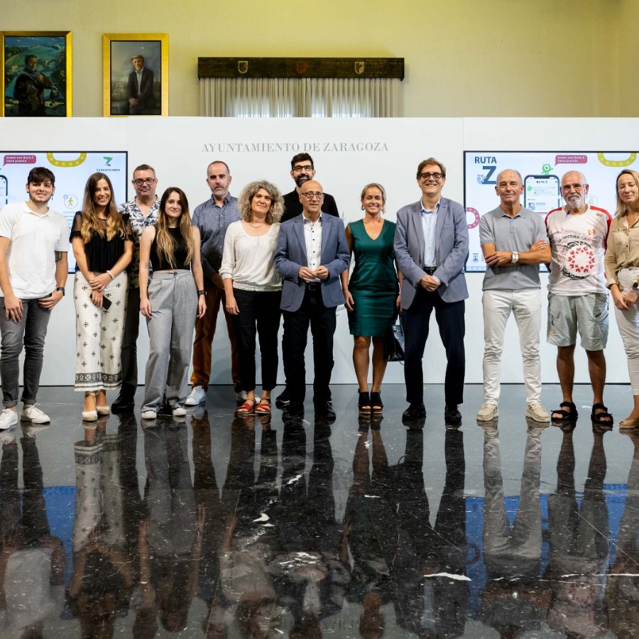 Andar tiene premio: El Ayuntamiento y la Universidad de Zaragoza presentan Ruta Z, una nueva app para animar a caminar como hábito saludable