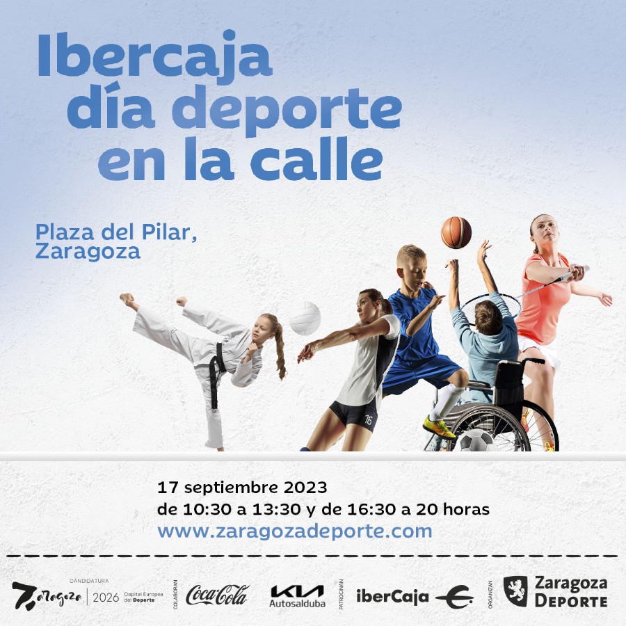 El deporte toma este domingo la Plaza del Pilar con actividades gratuitas para todos los públicos