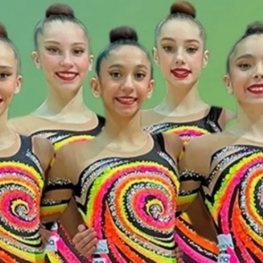 España empieza el Europeo de rítmica en el podio España empieza el Europeo de rítmica en el podio
