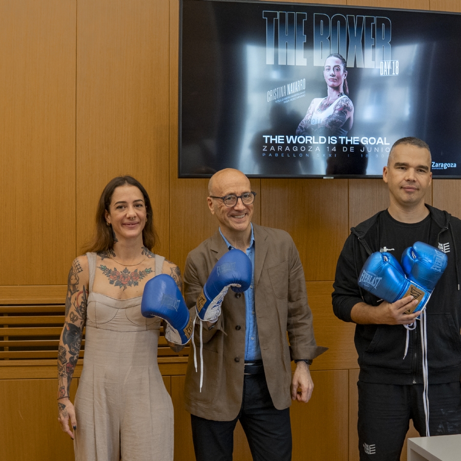 La boxeadora zaragozana Cristina Navarro se juega el título iberoamericano WBA en el CDM Siglo XXI La boxeadora zaragozana Cristina Navarro se juega el título iberoamericano WBA en el CDM Siglo XXI