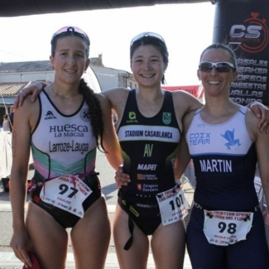 San Juan del Flumen revive su triatlón con un éxito rotundo y protagonismo monegrino San Juan del Flumen revive su triatlón con un éxito rotundo y protagonismo monegrino
