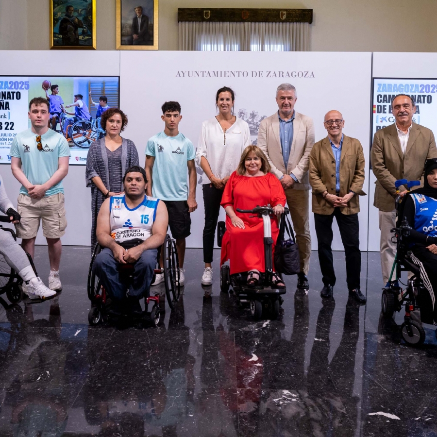 Zaragoza acoge el Campeonato de España de baloncesto sub22 en silla de ruedas Zaragoza acoge el Campeonato de España de baloncesto sub22 en silla de ruedas