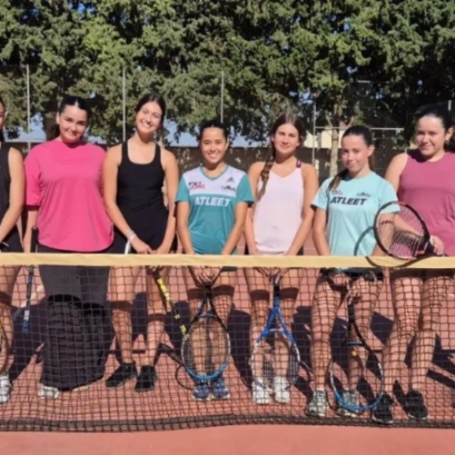 El tenis une a los jóvenes del Somontano El tenis une a los jóvenes del Somontano