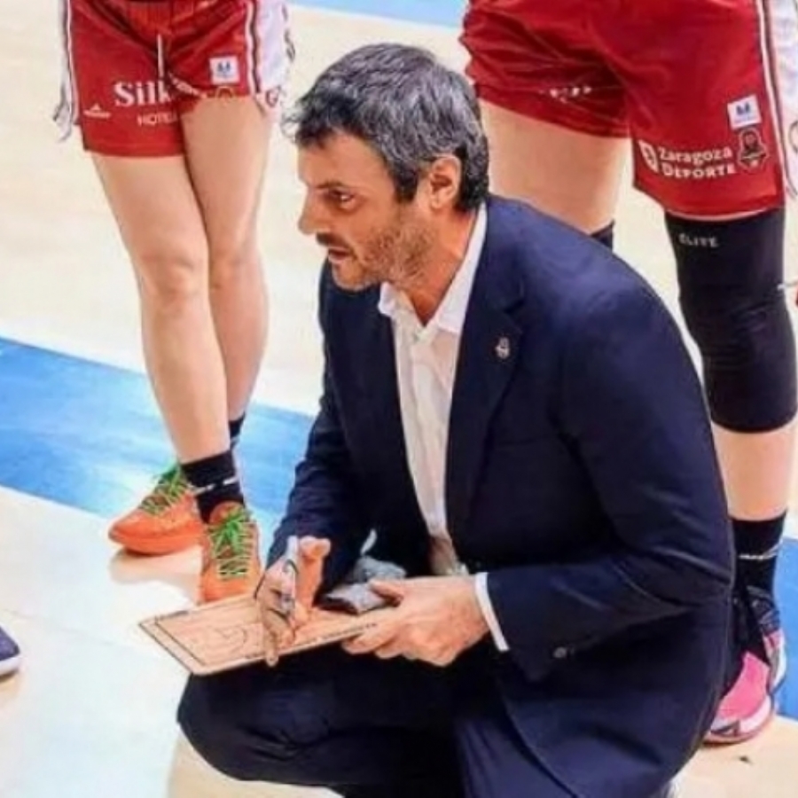 Carlos Cantero, entrenador del Casademont Zaragoza: Carlos Cantero, entrenador del Casademont Zaragoza: