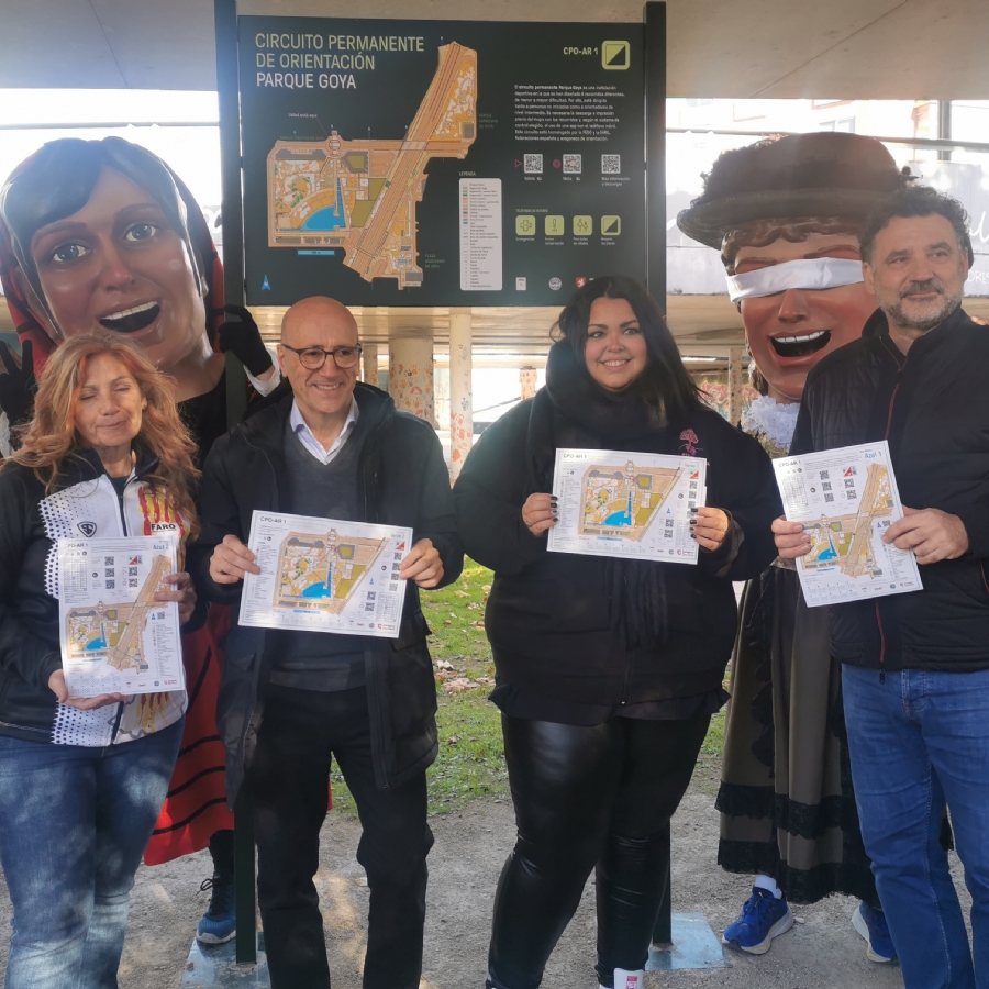 El Ayuntamiento de Zaragoza instala en Parque Goya el primer circuito permanente de orientación de la ciudad El Ayuntamiento de Zaragoza instala en Parque Goya el primer circuito permanente de orientación de la ciudad
