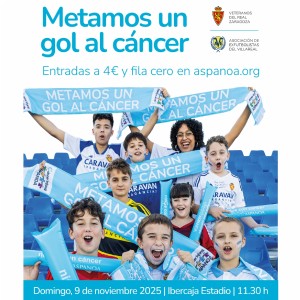 Partido benéfico ASPANOA 2025: Veteranos Real Zaragoza - Exfutbolistas Villarreal