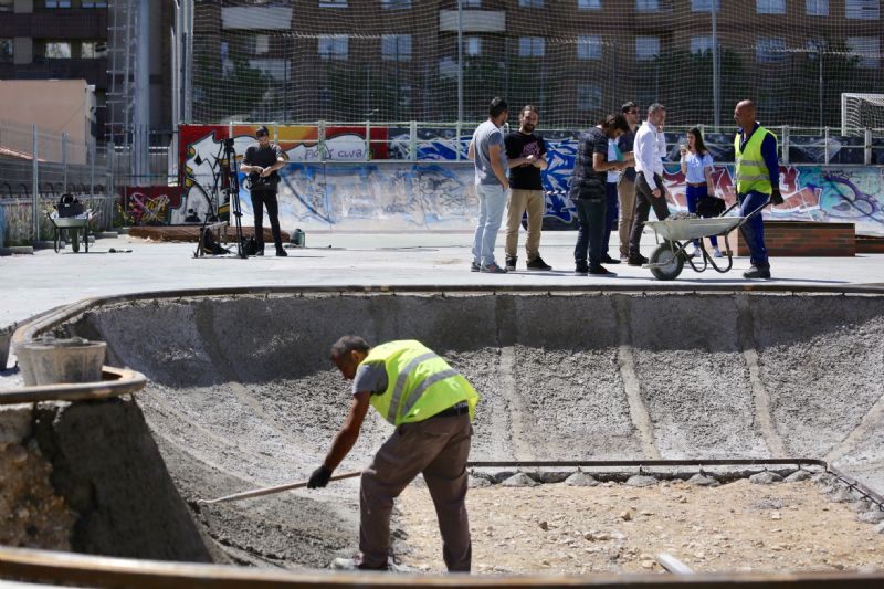 El nuevo Skate Park de Vía Hispanidad estará listo a comienzos de julio
