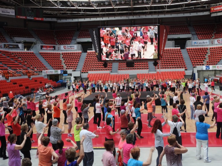 Fiesta fin de temporada de los cursillos municipales de Gimnasia de Mantenimiento 2019