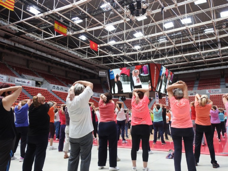 Fiesta fin de temporada de los cursillos municipales de Gimnasia de Mantenimiento 2019