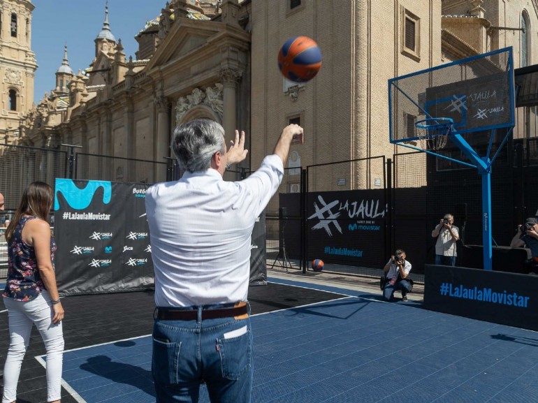 La Jaula ACB Movistar: el baloncesto callejero de primer nivel toma este fin de semana la plaza del Pilar
